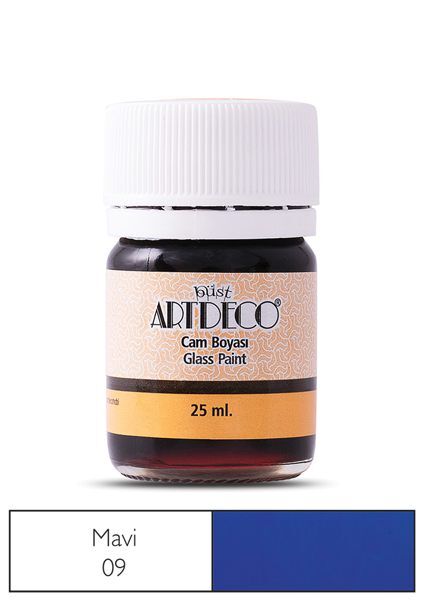 Artdeco Cam Vitray Boyası 25 Ml. 09 Mavi