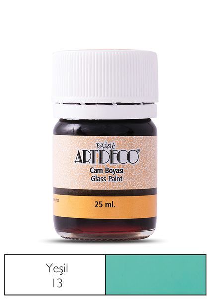 Artdeco Cam Vitray Boyası 25 Ml. 13 Yeşil