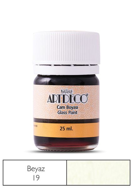 Artdeco Cam Vitray Boyası 25 Ml. 19 Beyaz