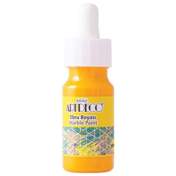 Artdeco Ebru Boyası 30 Ml. 02 Koyu Sarı