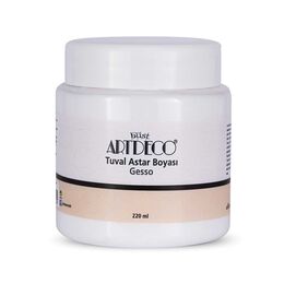 Artdeco Gesso Tuval Astar Boyası Beyaz 220 ml.