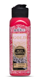 Artdeco Gold Multi Surface Akrilik Boya 140 ml. 226 ATEŞ KIRMIZI - 1