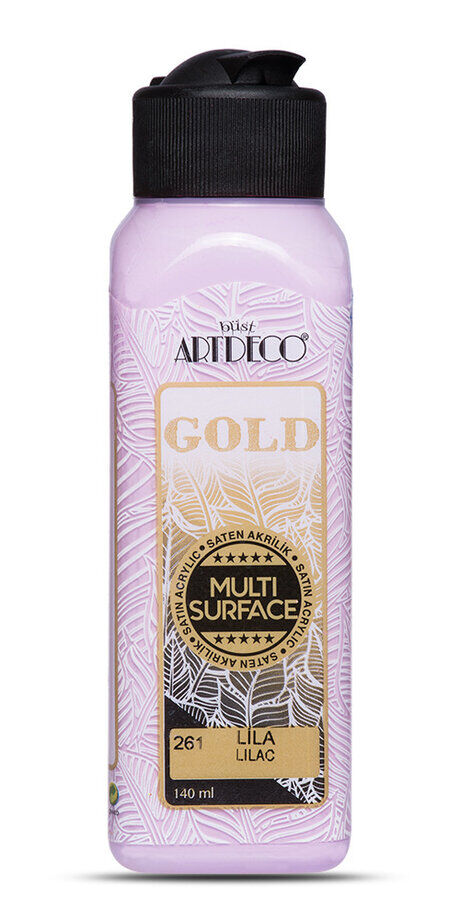 Artdeco Gold Multi Surface Akrilik Boya 140 Ml. 261 Lila