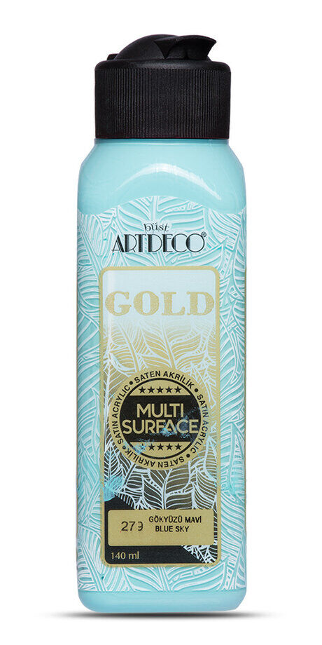 Artdeco Gold Multi Surface Akrilik Boya 140 Ml. 279 Gökyüzü Mavi