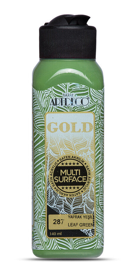 Artdeco Gold Multi Surface Akrilik Boya 140 Ml. 287 Yaprak Yeşili