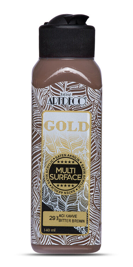 Artdeco Gold Multi Surface Akrilik Boya 140 Ml. 293 Acı Kahve