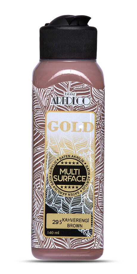 Artdeco Gold Multi Surface Akrilik Boya 140 Ml. 295 Kahverengi