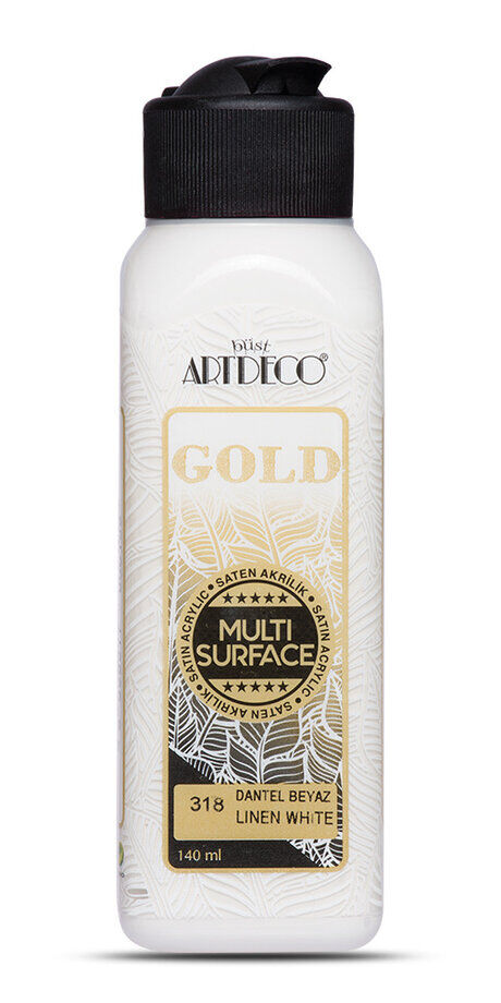Artdeco Gold Multi Surface Akrilik Boya 140 Ml. 318 Dantel Beyaz