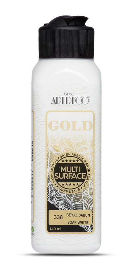 Artdeco Gold Multi Surface Akrilik Boya 140 Ml. 336 Beyaz Sabun