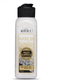 Artdeco Gold Multi Surface Akrilik Boya 140 ml. 343 SICAK GRİ - 1