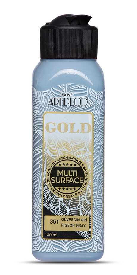 Artdeco Gold Multi Surface Akrilik Boya 140 Ml. 351 Güvercin Gri