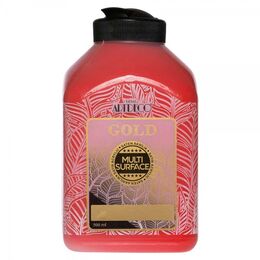 Artdeco Gold Multi Surface Akrilik Boya 500 ml. 222 MERCAN KIRMIZI - 1