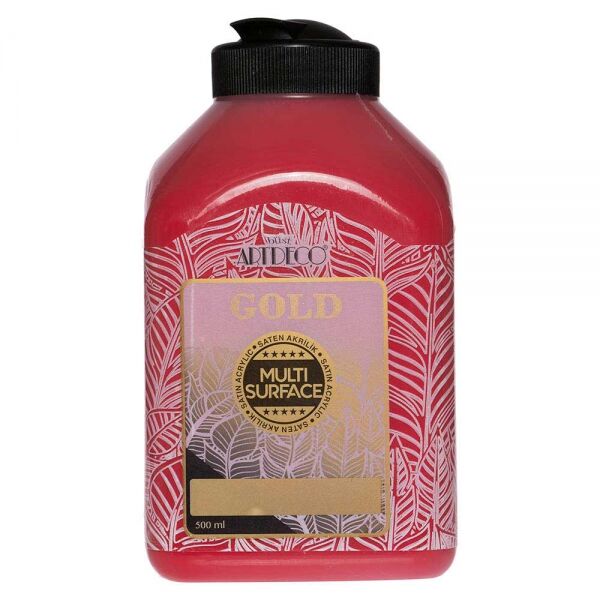 Artdeco Gold Multi Surface Akrilik Boya 500 Ml. 224 Çilek Kırmızı