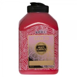 Artdeco Gold Multi Surface Akrilik Boya 500 ml. 226 ATEŞ KIRMIZI - 1