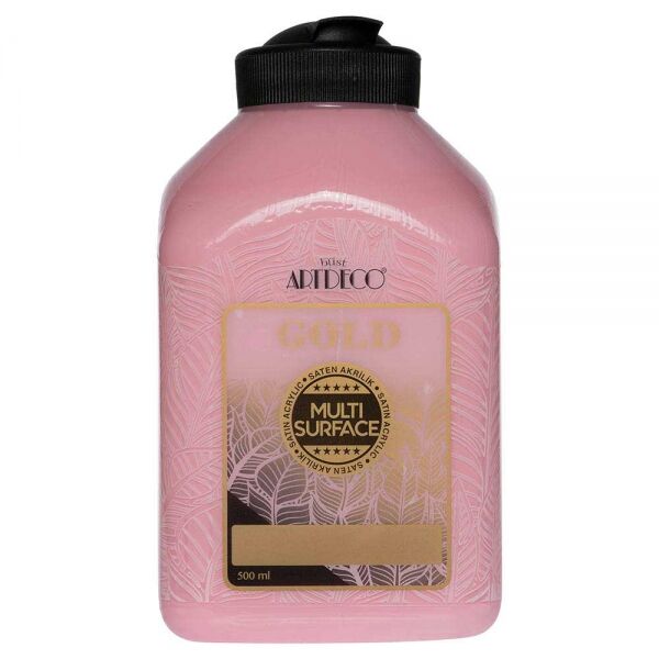 Artdeco Gold Multi Surface Akrilik Boya 500 Ml. 258 Bebek Pembe