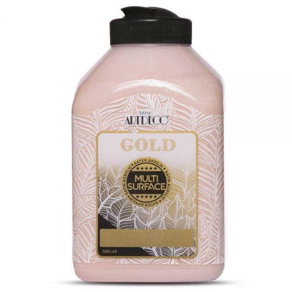 Artdeco Gold Multi Surface Akrilik Boya 500 Ml. 321 Gül Pembe