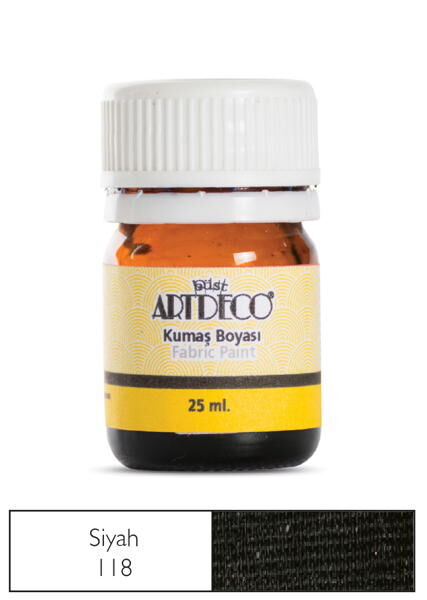 Artdeco Kumaş Boyası 118 Siyah