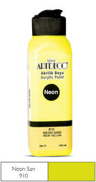 Artdeco Neon Akrilik Boya 140 ml. NEON SARI