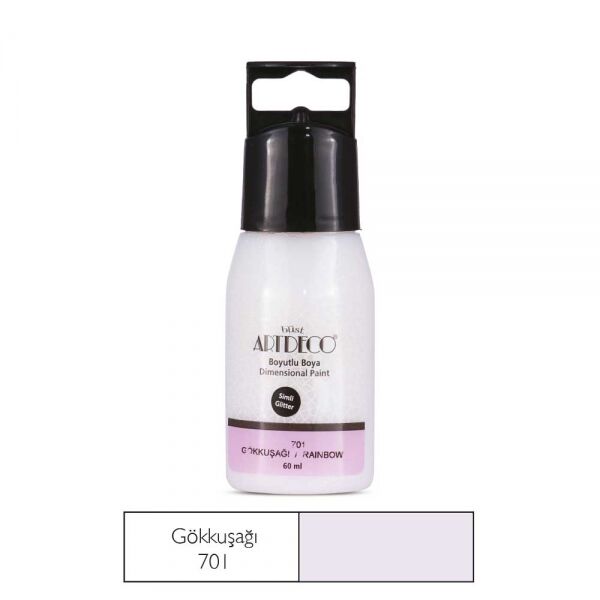 Artdeco Simli Boyutlu Boya 60 Ml. 701 Gökkuşağı