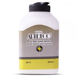 Artdeco Su Bazlı Yarı Mat (Saten) Vernik 500 ml.