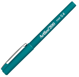 Artline 200 Fineliner 0.4 mm. İnce Uçlu Yazı ve Çizim Kalemi KOYU YEŞİL