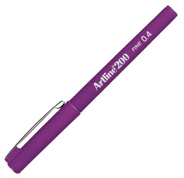 Artline 200 Fineliner 0.4 mm. İnce Uçlu Yazı ve Çizim Kalemi MAGENTA