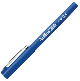 Artline 200 Fineliner 0.4 mm. İnce Uçlu Yazı ve Çizim Kalemi MAVİ - 1