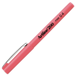Artline 200 Fineliner 0.4 mm. İnce Uçlu Yazı ve Çizim Kalemi PEMBE - 1