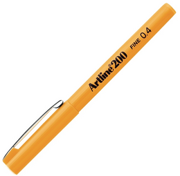 Artline 200 Fineliner 0.4 mm. İnce Uçlu Yazı ve Çizim Kalemi SARI