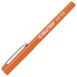 Artline 200 Fineliner 0.4 mm. İnce Uçlu Yazı ve Çizim Kalemi TURUNCU