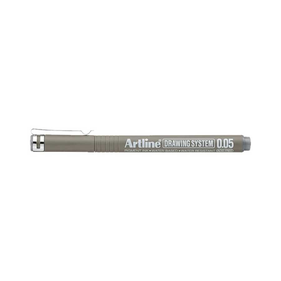 Artline Drawing System Teknik Çizim Kalemi 0.05 Mm. Grey