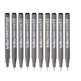 Artline Drawing System Teknik Çizim Kalemi Seti 10'lu - 1