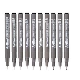 Artline Drawing System Teknik Çizim Kalemi Seti 10'lu - 1
