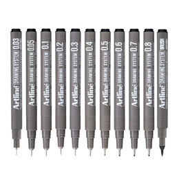 Artline Drawing System Teknik Çizim Kalemi Seti 11'li - 1