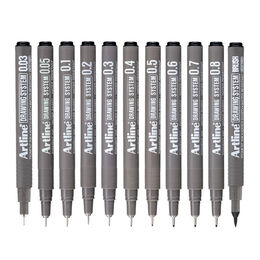Artline Drawing System Teknik Çizim Kalemi Seti 11'li - 1