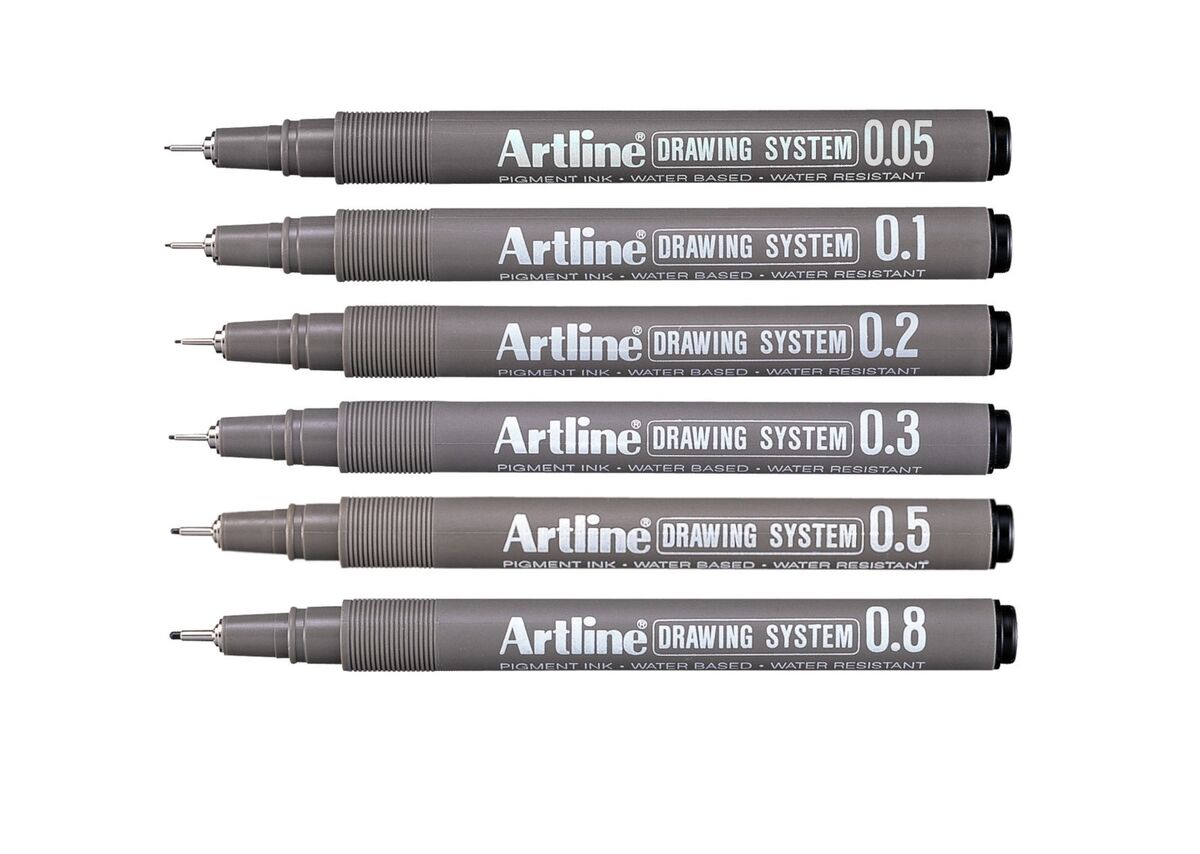 Artline Drawing System Teknik Çizim Kalemi Seti 6