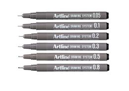 Artline Drawing System Teknik Çizim Kalemi Seti 6'lı