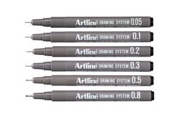 Artline Drawing System Teknik Çizim Kalemi Seti 6'lı - 1