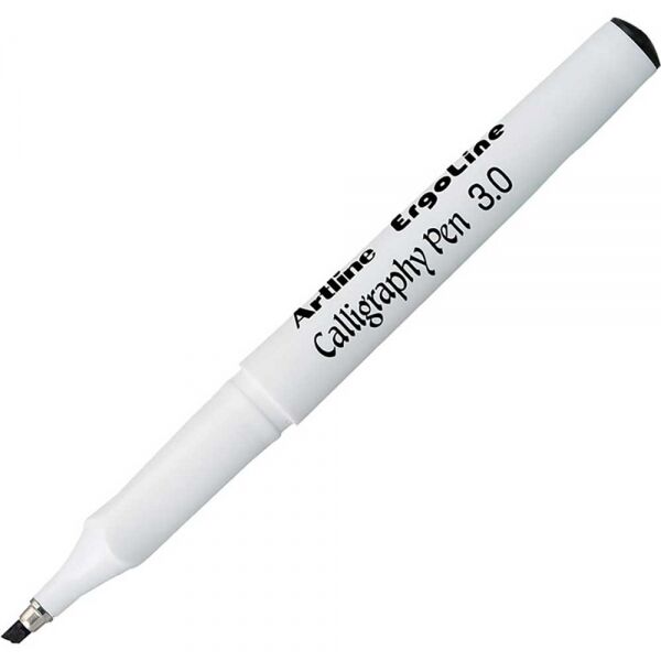 Artline Ergoline Arabic Yan Kesik Kaligrafi Kalemi 3.0 Mm. Siyah