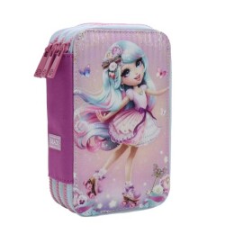 Bback 3 Katlı Kalem Çantası / Kalemlik / Kalem Kutusu Patenli Kız - BBack