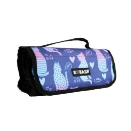 BBack 4 Bölümlü Kalem Çantası / Kalemlik / Kalem Kutusu KEDİLİ DEGRADE - BBack