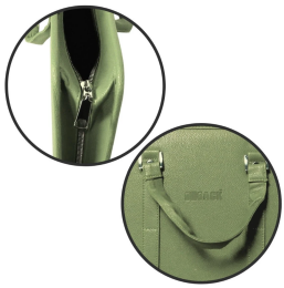 Bback Deri Körüklü Proje Resim Çantası 40x55 cm. MİNT YEŞİLİ - 4