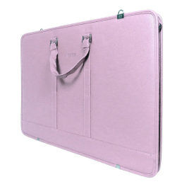 Bback Deri Körüklü Proje Resim Çantası 40x55 cm. PASTEL LİLA - 2