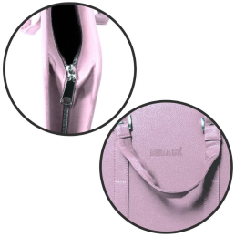 Bback Deri Körüklü Proje Resim Çantası 40x55 cm. PASTEL LİLA - 4