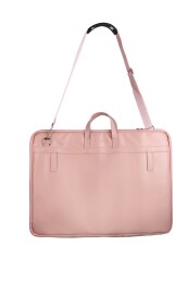 Bback Deri Proje Resim Çantası 55x75 cm. PASTEL PEMBE - BBack