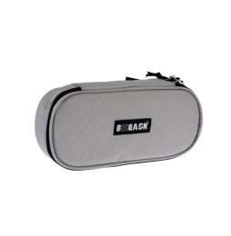 Bback Oval Kumaş Kalemlik / Kalem Kutusu AÇIK GRİ - BBack