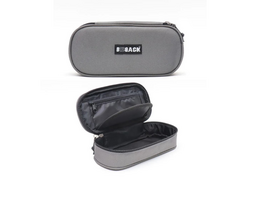 Bback Oval Kumaş Kalemlik / Kalem Kutusu GRİ - BBack