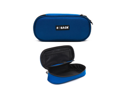 Bback Oval Kumaş Kalemlik / Kalem Kutusu MAVİ - BBack