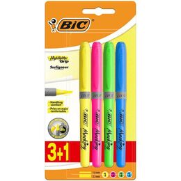 Bic Brite Liner Grip Fosforlu İşaretleme Kalemi Seti 4 Renk