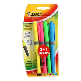 Bic Brite Liner Grip Fosforlu Kalem Seti Kalem Tipi 4'Lü (824757)